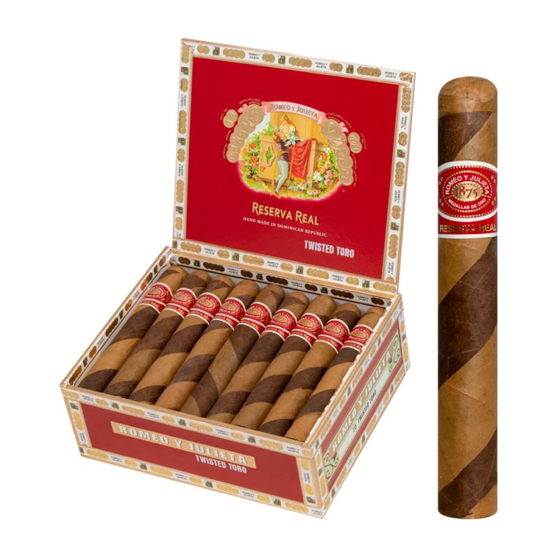 Romeo Y Julieta Reserva Real Twisted Toro Barber Pole