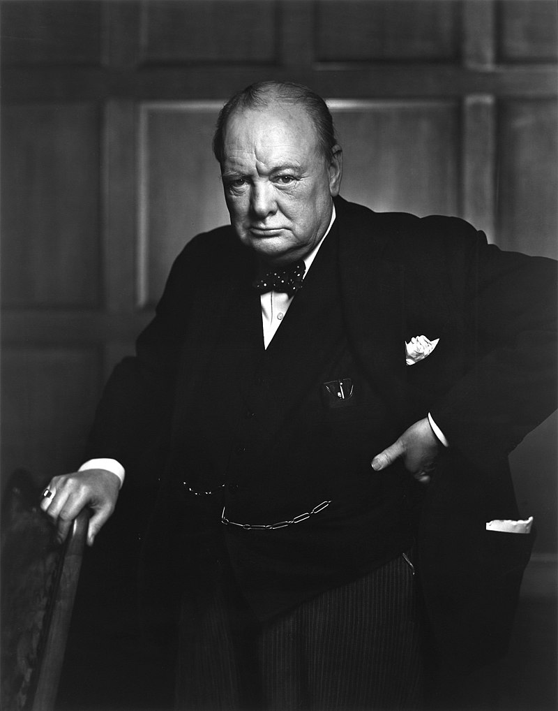 Churchill portrait