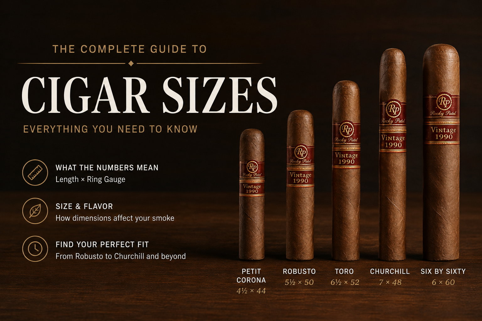 Cigars Sizes