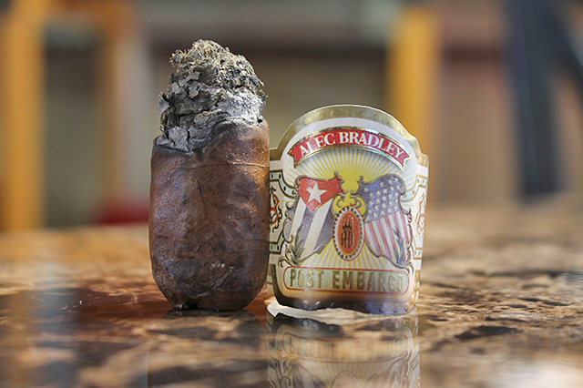 Alec Bradley Post Embargo Cigar Review. Smoking the final third.