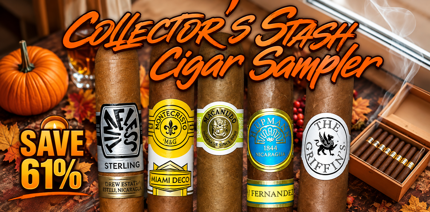 Collector's Stash Cigar Sampler from Mike's Cigars