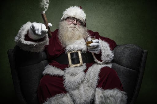 santa cigar