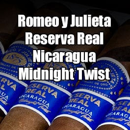 Romeo y Julieta Reserva Real Nicaragua Midnight Twist