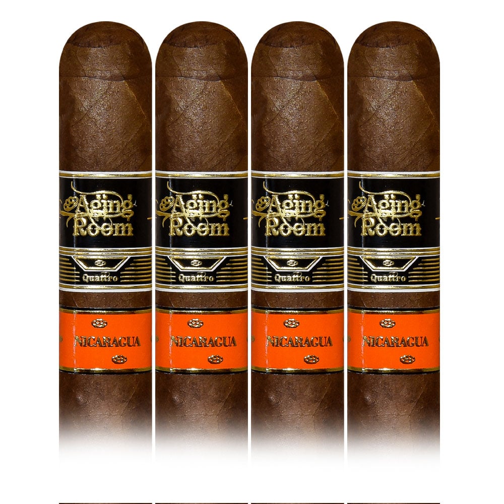 Add an Aging Room Quattro Nicaragua 4 pack ($50.40 value) for only $4.99 with box purchase of participating brands of Aging Room
*boxes 20 cigars or more, while supplies last