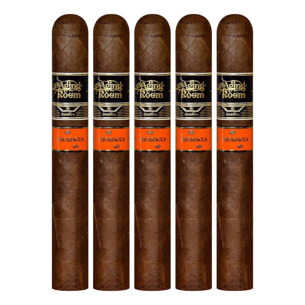 Add an Aging Room Quattro Nicaragua Vibrato – Toro 5 pack ($70.50 value) for only $4.99 with box purchase of participating brands of Aging Room
*boxes 20 cigars or more, while supplies last