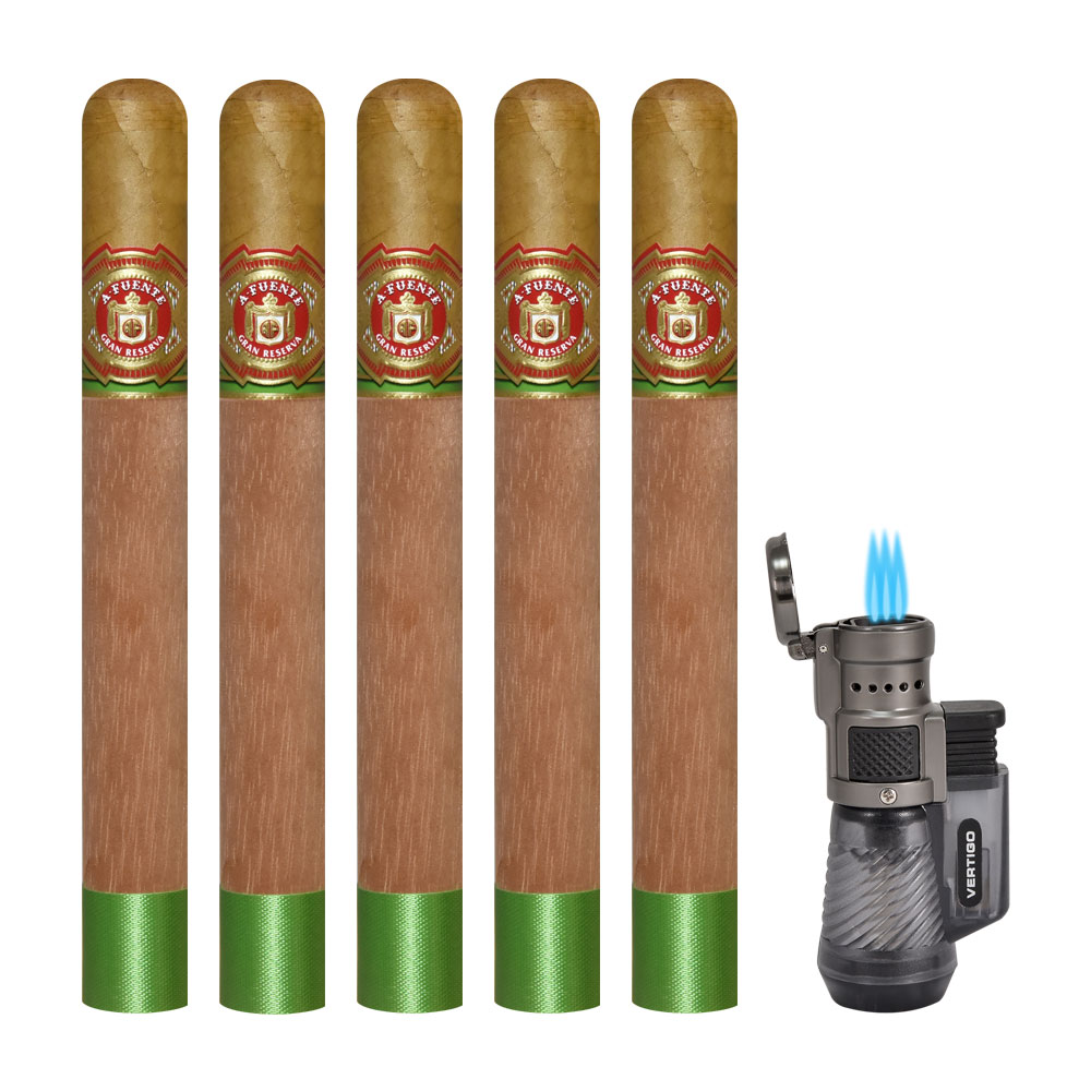 Add a Arturo Fuente Don Carlos Robusto cigar collection With Torch Lighter ($52.25 value) for only $44.95 with any box purchase of participating brands of Arturo Fuente Don Carlos