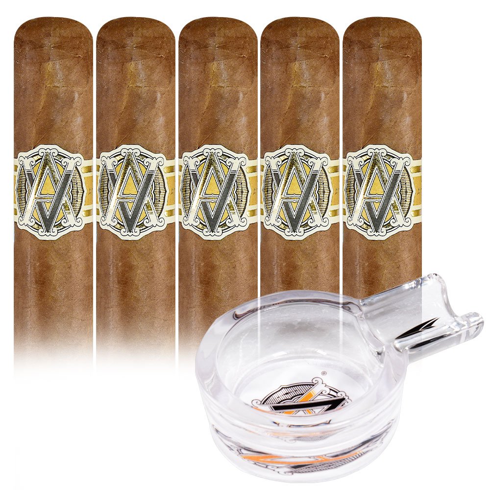 Add an Avo Classic 5 pack and Single Stick Ashtray ($84.00 value) for only $4.99 with box purchase of participating brands of Avo
*boxes 20 cigars or more, while supplies last