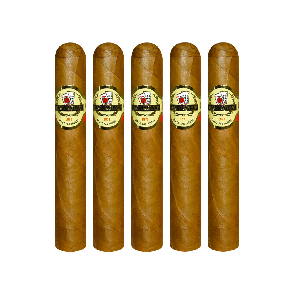 Get a Baccarat 5 pack ($30.00 value) for only $4.99 with box purchase of participating brands of Baccarat
*boxes 20 cigars or more, while supplies last