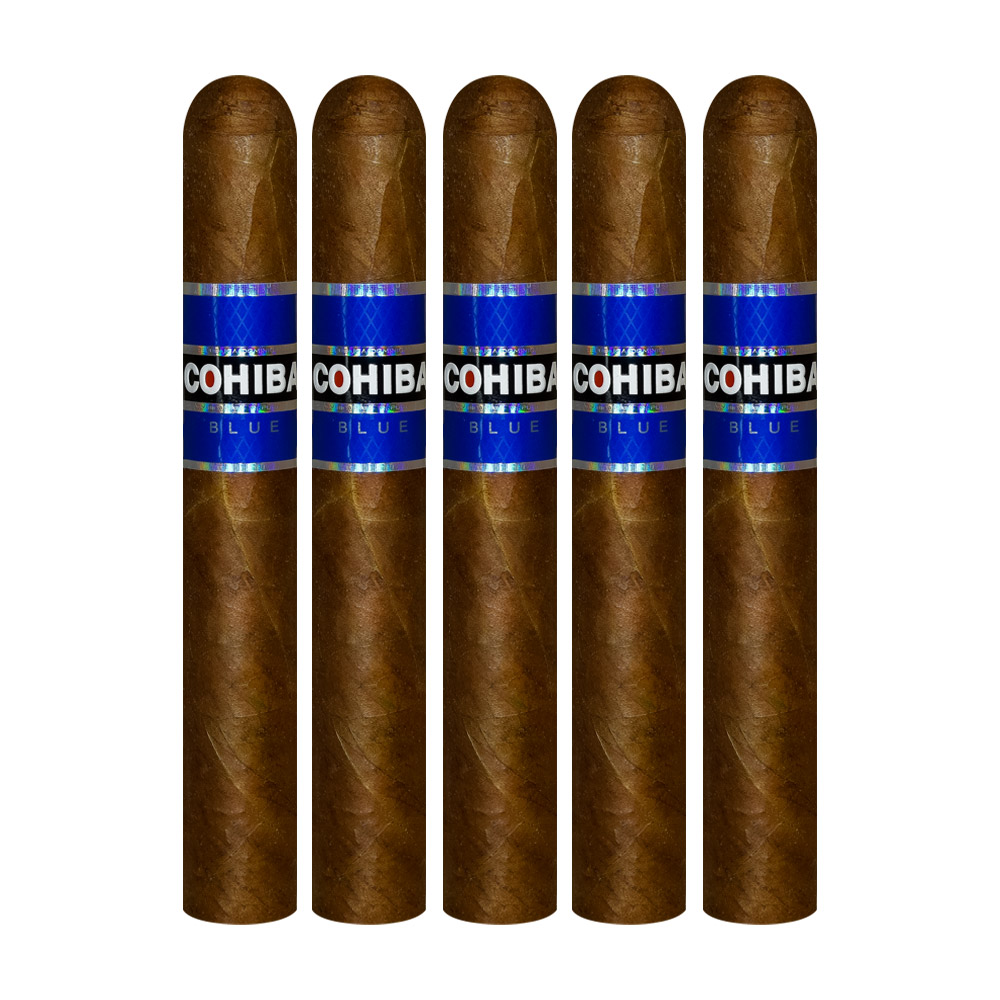 Add a Cohiba Blue 5 pack ($65.00 value) for only $1.99 with box purchase of participating brands of Cohiba
*boxes 15 cigars or more, while supplies last