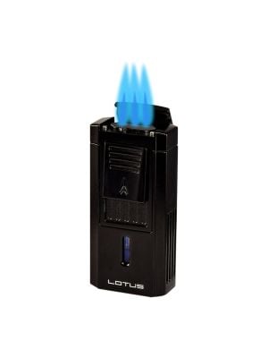 Lotus Duke Triple Torch Lighter with V Cutter
