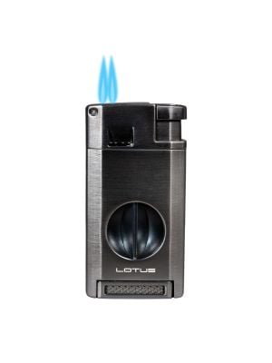 Lotus Excalibur Double Torch Lighter with Cutters