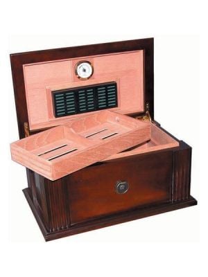 Amalfi 50-75 Cigar Antique Style Humidor