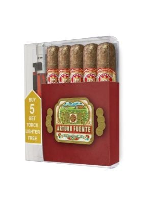 Arturo Fuente Don Carlos Robusto with Torch Lighter