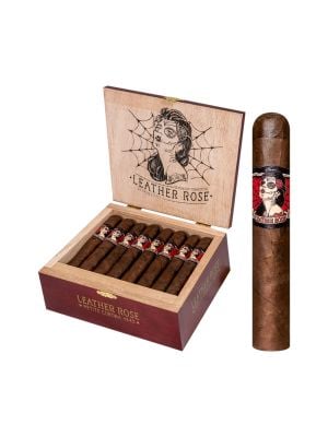 Deadwood by Drew Estate Leather Rose Petite Corona