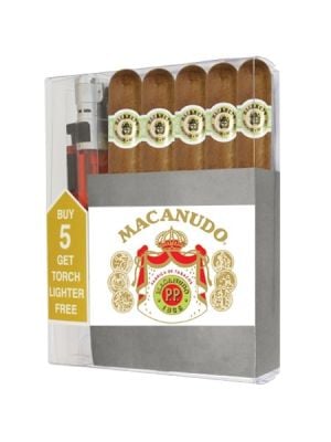Macanudo Port Cigar Collection With Lighter