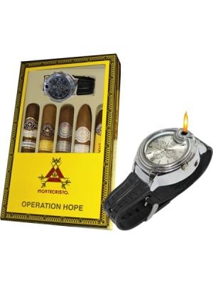 Montecristo Father's Day Collection With Watch Lighter
