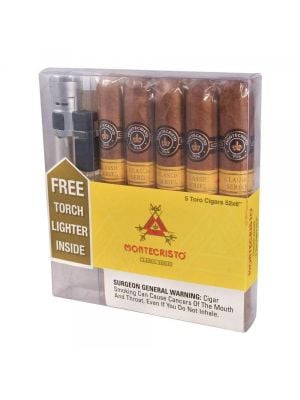 Montecristo Classic Toro With Torch Lighter