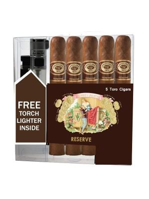 Romeo Y Julieta Reserve Toro Cigar Collection With Cigar Lighter