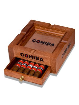 Cohiba Wood Ashtray with Cigars