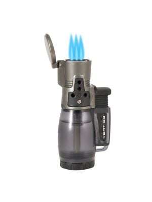 Vertigo Cyclone 2 Triple Torch Lighter Charcoal