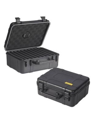 Cigar Caddy 40 Cigar Waterproof Travel Humidor Black