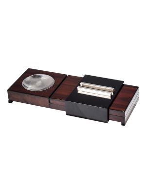Sliding Desktop Humidor With Ashtray