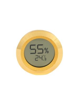 Polished Gold Digital Hygrometer