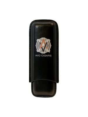 Avo Black Leather Cigar Case