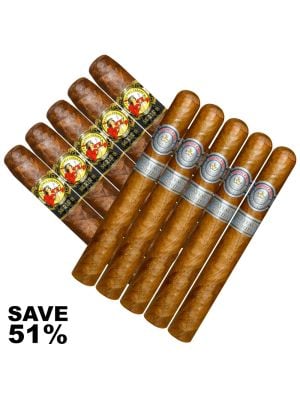 Double Stack La Gloria Serie R VS Montecristo Platinum