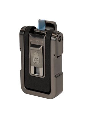 Lotus Axis Flat Flame Torch Lighter with Fold Out Cigar Stand