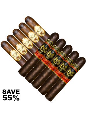 Double Stack Oliva Serie O VS Partagas Black Label Maduro