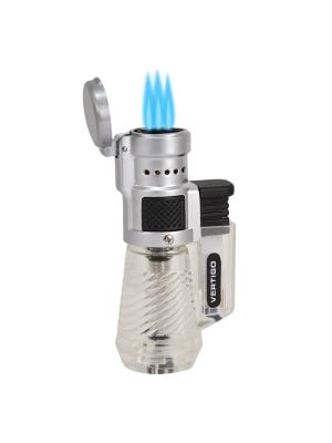 Vertigo Cyclone Triple Torch Lighter Clear