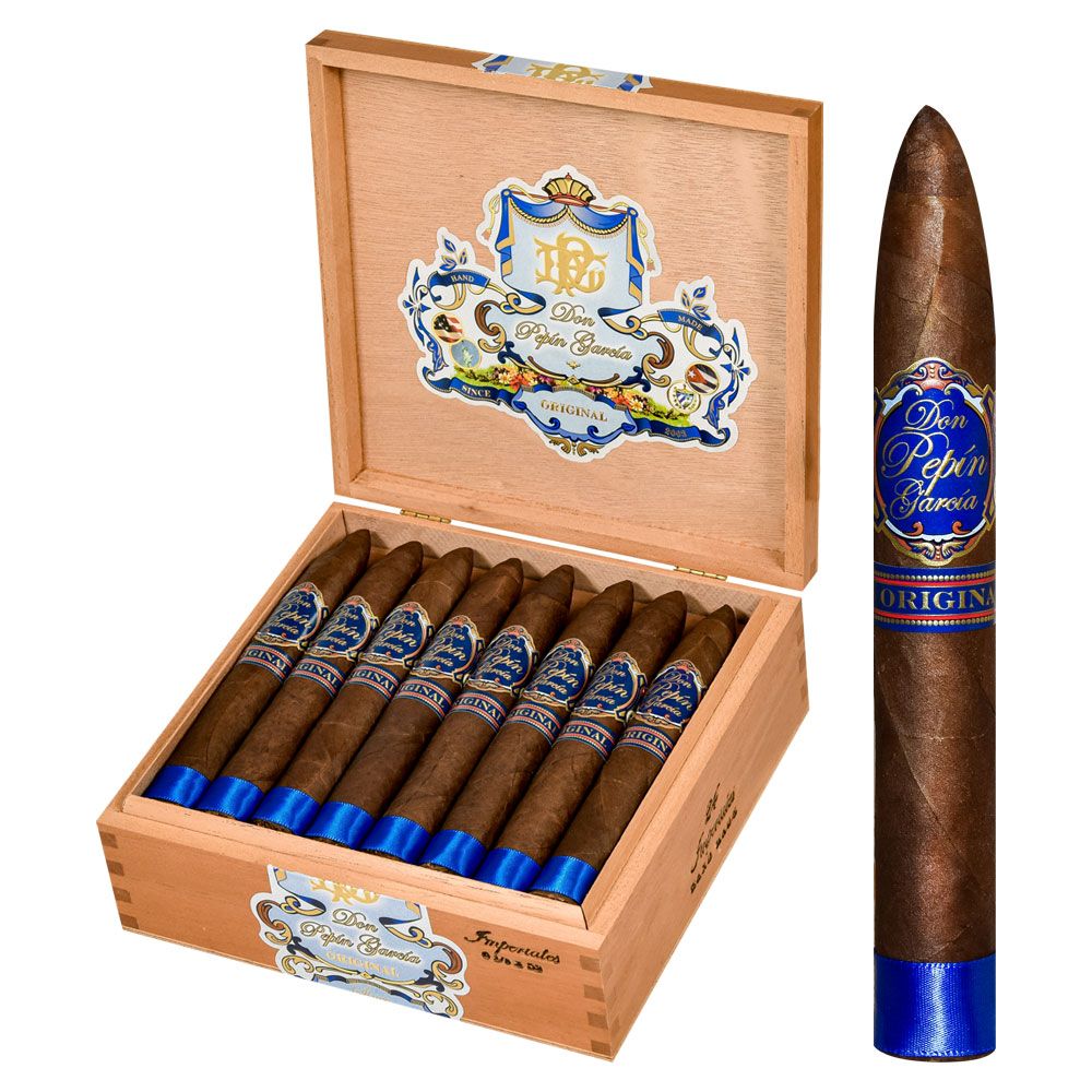 自家製絵の具Blue Emperor Tetra  ハーフパン Don Pepin Garcia Blue Imperiales - Torpedo Natural - Mi