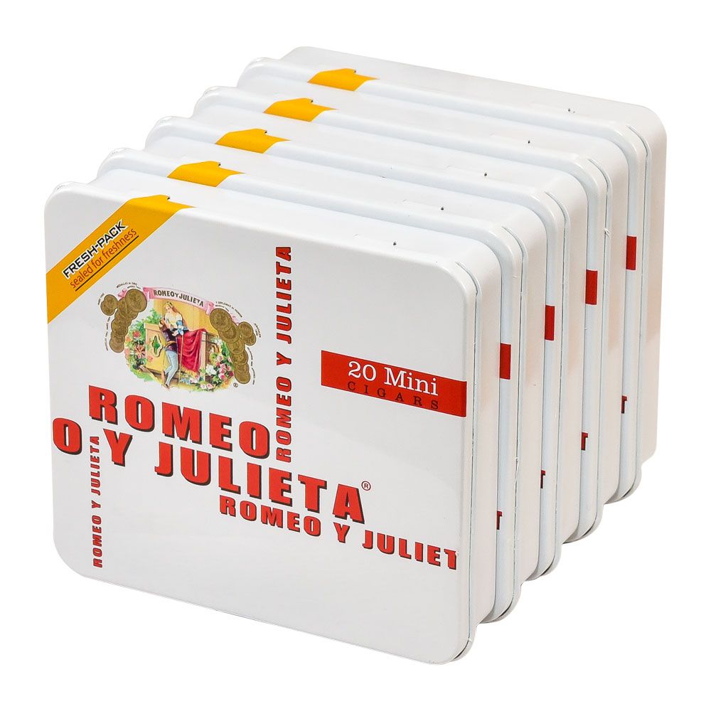 Romeo Y Julieta 1875 Minis Original White Cigarillos -