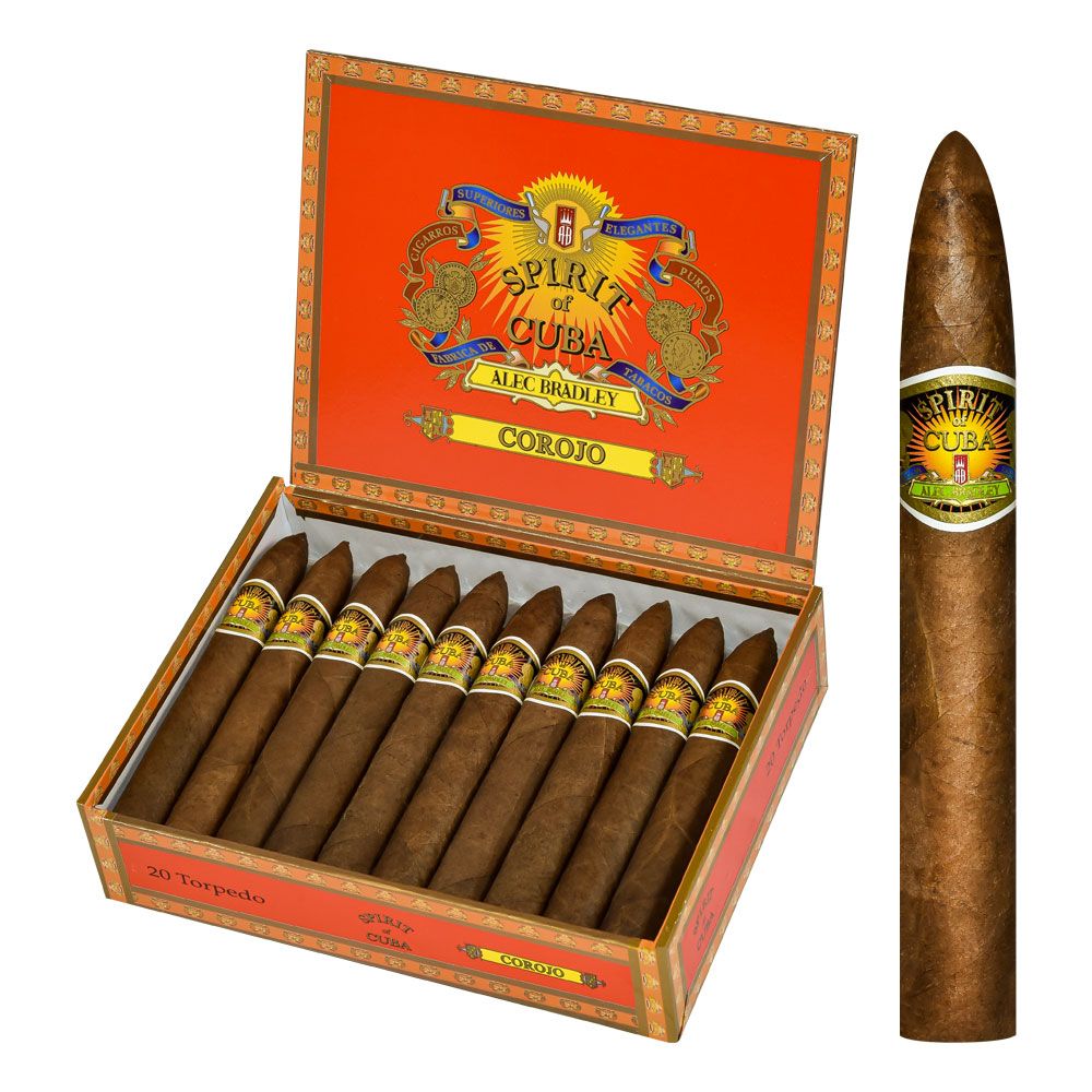 クレピコロールAT-9733-00 126巻 Alec Bradley Spirit Of Cuba Corojo Torpedo Corojo - Mik