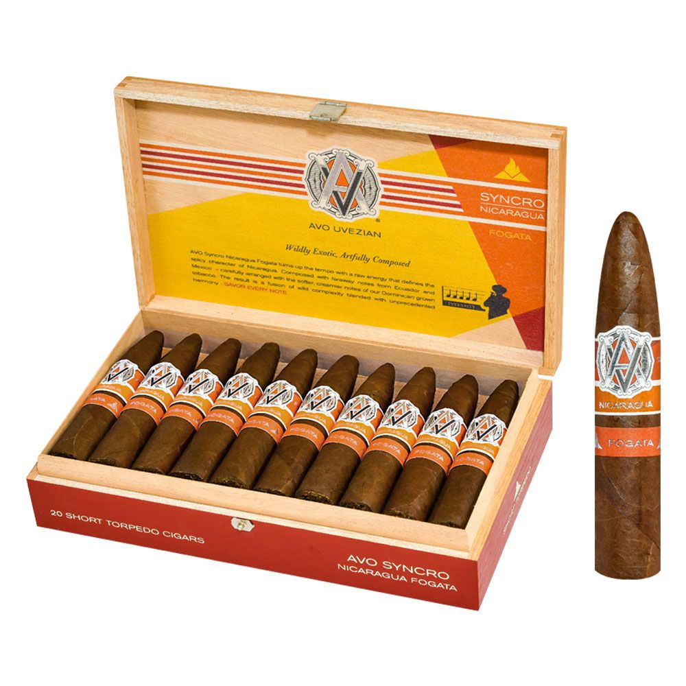 Avo Syncro Fogata Short Torpedo Natural - Mike's Cigars