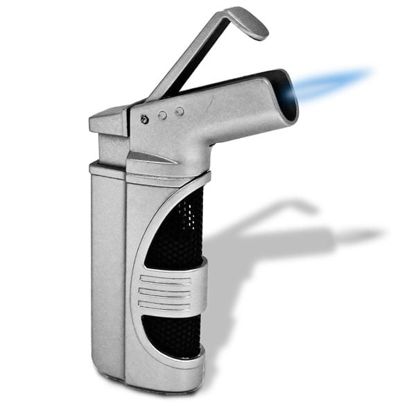 heat gun cigarette lighter Flame Gun Torch Lighter Silver