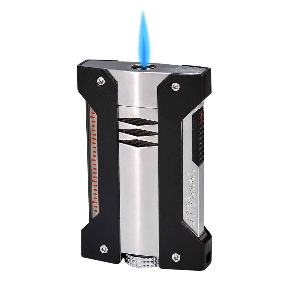 St Dupont Lighter Defi Extreme Brushed Chrome - Mike's