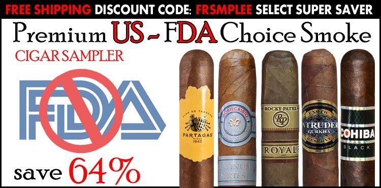 choice cigars & tobacco Smoker's Blue Large 100's 20 ct., 10 pk The Wise Choice 6 Cigar