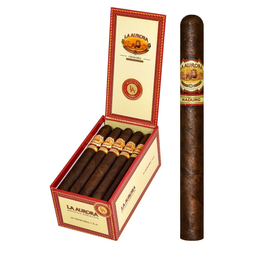 La Aurora 1985 Maduro Churchill Maduro - Mike's Cigars