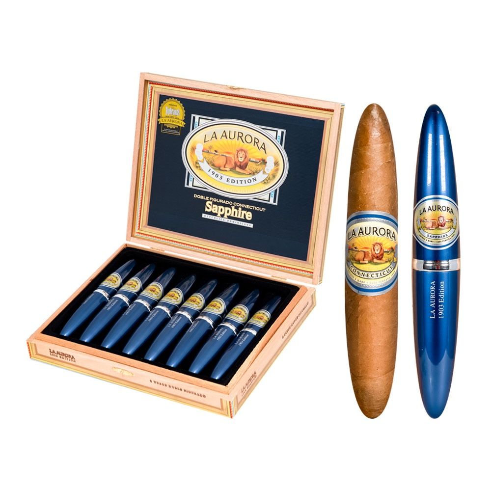 La Aurora Preferidos Sapphire No. 2 Tubes - Mike's Ciga