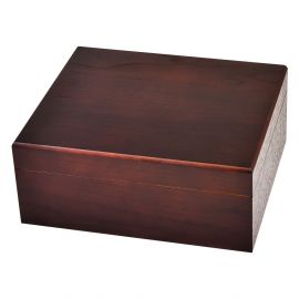 Quality Importers 5 Cigar Travel Humidor - Mahogany