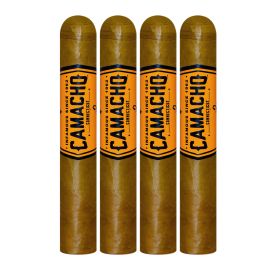 Camacho Connecticut Robusto Pack Natural pack of 4