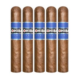 Cohiba Blue 4 1/2 x 50 - Rothschild Natural pack of 5