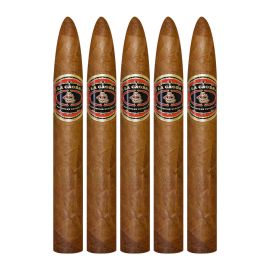 La Caoba Extra Belicoso Natural pack of 5