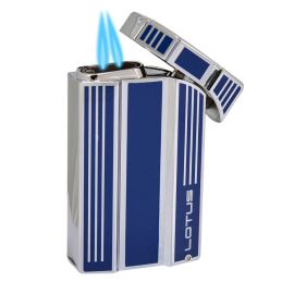 Lotus L47 Intrepid Double Torch Lighter with Punch Navy each