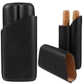 Lotus 70 Ring 2 Finger Cigar Case Black each