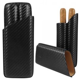 Lotus 62 Ring 2 Finger Carbon Fiber Cigar Case each