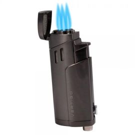 Vertigo Excalibur Triple Torch Lighter with Punch Gunmetal single