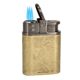 Vertigo Stealth Antique Triple Torch Table Lighter Gold each